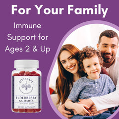 Gelatin-free elderberry gummies close-up