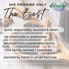 Organic labeling and packaging of Elderwise kit