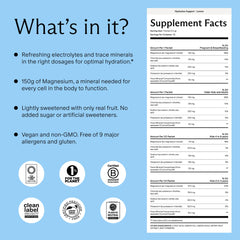 Electrolytes with trace minerals and lemon flavor – pregnancy-friendly hydration packets