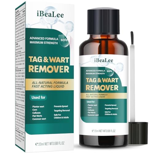 ELEFOCUS wart remover liquid bottle 20ml for precise at-home treatment