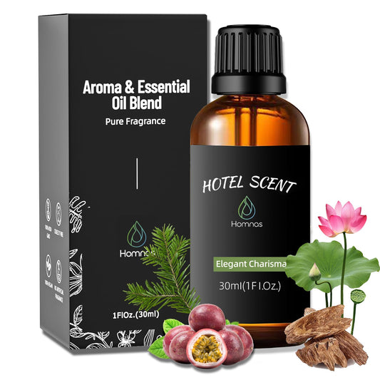 Elegant Charisma 30ml diffuser oil bottle with Cedarwood and Sandalwood notes