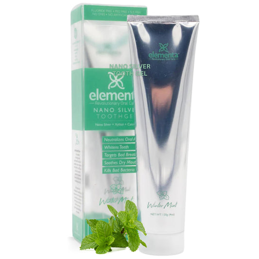 Elementa Silver Wintermint toothpaste tube - front view