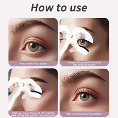 ELESDA eyelash curler anti-slip grip for comfortable makeup application.
