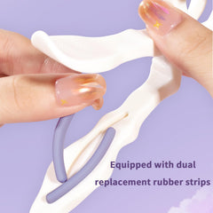 ELESDA eyelash curler in purple adds a cute styling touch.