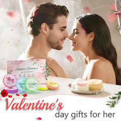 Eletorot lavender shower steamers release calming aroma for a relaxing shower.