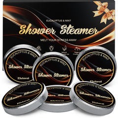 Eletorot valentines gift packaging with eucalyptus steamers for him