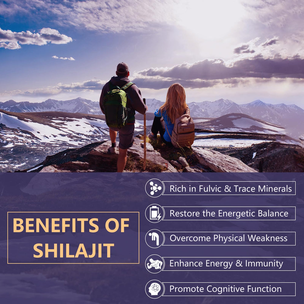Close-up of dark Shilajit capsules