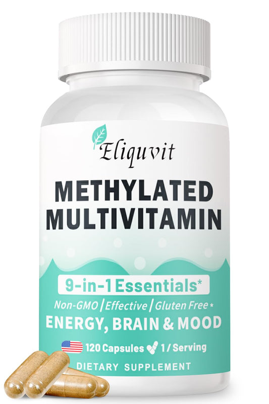Eliquvit Methylated Multivitamin bottle label