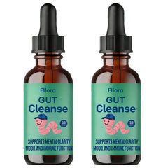 Ellora Gut Cleanse Drops bottle front view