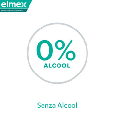 Measurement mark and 400 ml indication on Elmex bottle