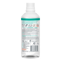 Elmex Sensitive Dental Solution 400ml bottle - back/label view