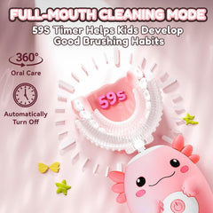 59-second timer feature on ELOTAME kids toothbrush