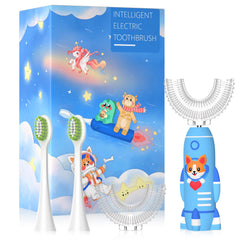 ELOTAME Kids U-Shaped Electric Toothbrush rocket design for kids
