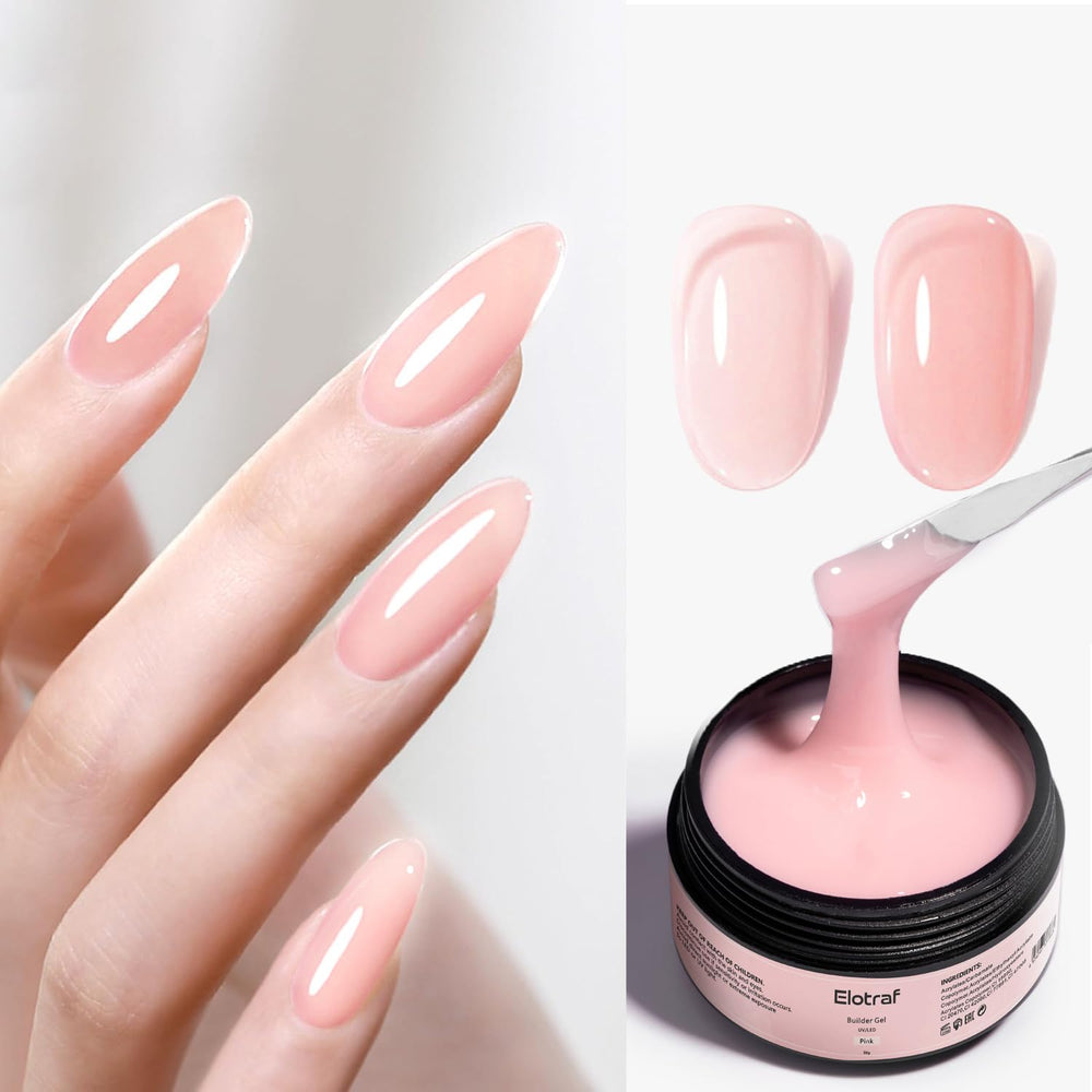Elova Builder Gel 3D stereogel application demonstrating versatile nail sculpting