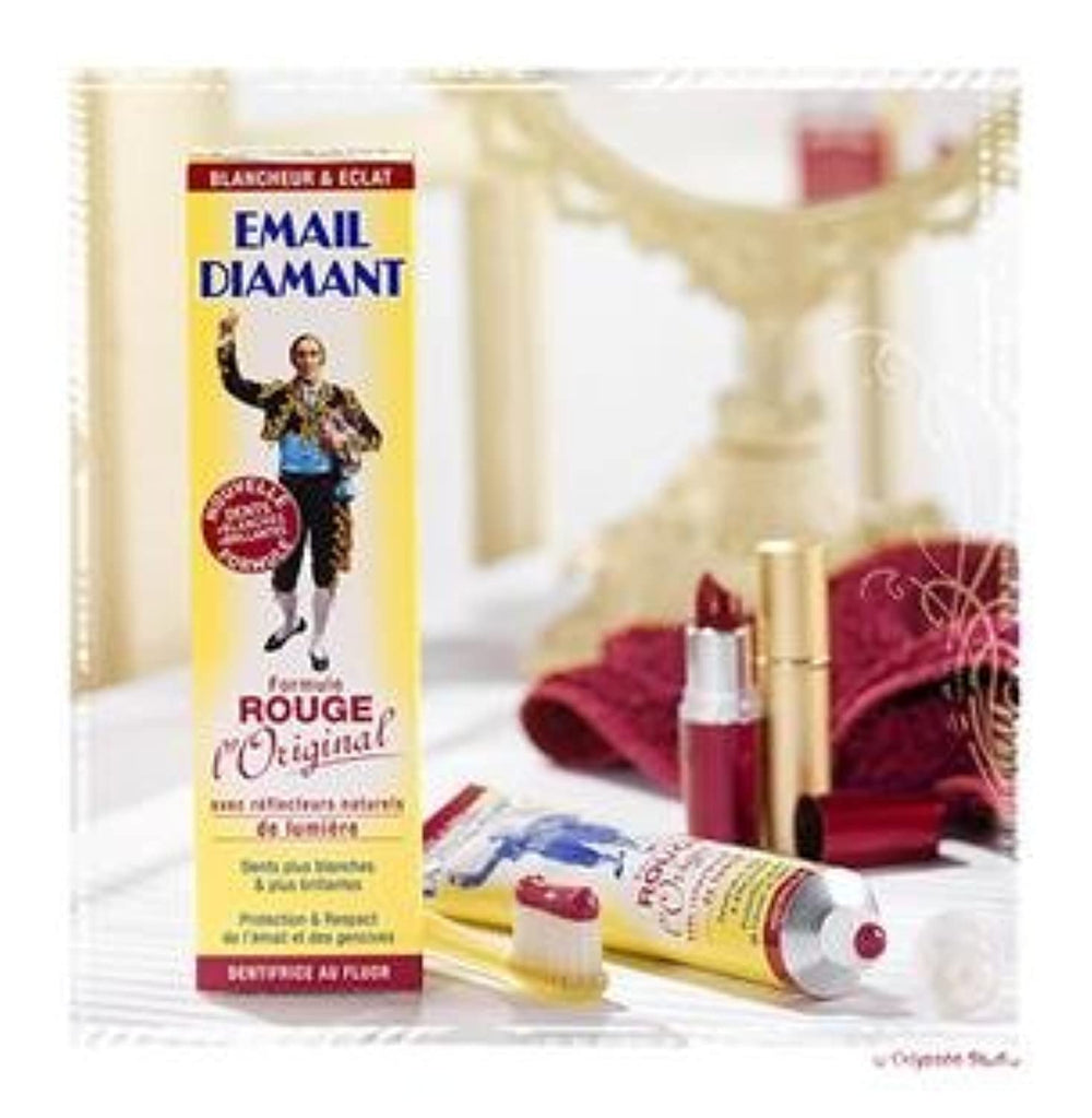 Email Diamant RED Toothpaste Packaging - 75 ml x 3 tubes