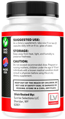 Nutrition facts label on Ember Ghee bottle