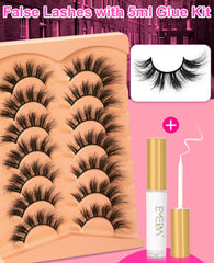 EMEDA 18mm D Curl lashes pack highlights dramatic length with curl.
