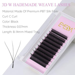 EMEDA premade 3D fans provide quick volume without stacking strips.