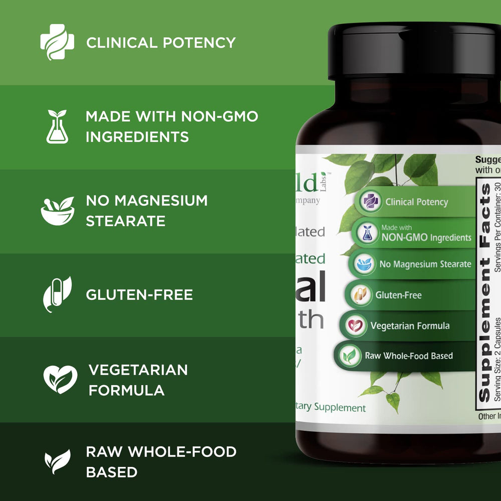 Gluten-free badge on Adrenal Health packaging