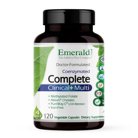 Emerald Labs Complete Clinical Multi bottle with 120 vegetable capsules