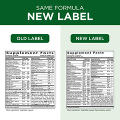 Additive-free, doctor-formulated nutrient forms on packaging