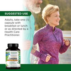 Illustration of probiotics and digestive enzymes included