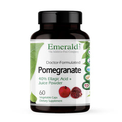 Emerald Labs Pomegranate Extract bottle with 60 capsules