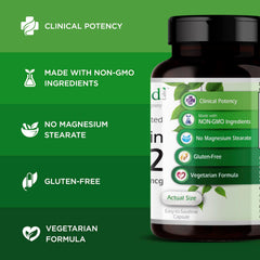 Vegetarian-friendly capsules for D3+K2 supplement