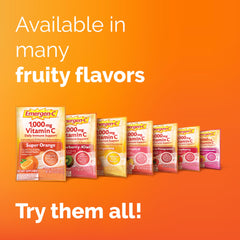 B vitamins for energy and electrolytes in Emergen-C powder