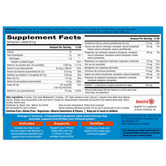 Product back view of Emergen-C Immune+ Triple Action 30-count box
