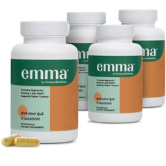 Emma Gut Health 4-pack front view showing daily digestive support possibilities