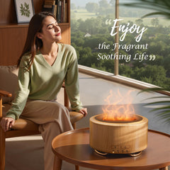 Emochies diffuser LED ambient light showing 9 colors