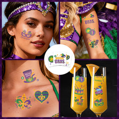 EMOME Mardi Gras party favors accessory kit for celebrations