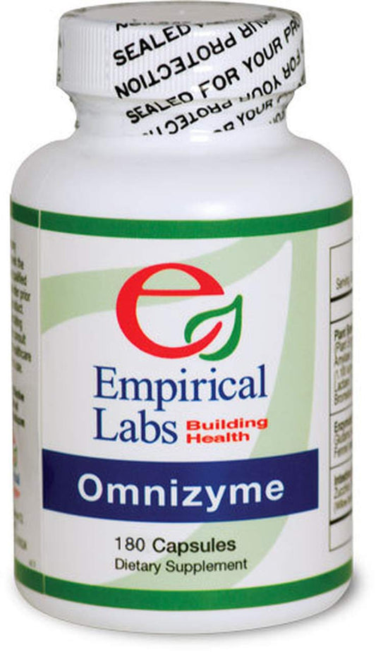 Empirical Labs Omnizyme 180 Caps bottle label front view