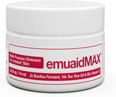 EMUAIDMAX packaging photo highlights premium, fast-acting relief for itchy skin.