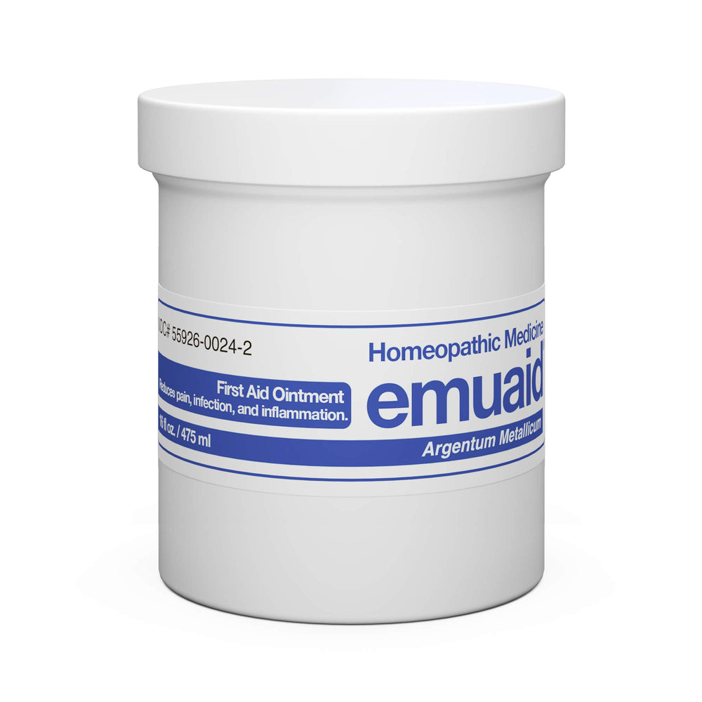 emuaid ointment 16oz jar demonstrates a generous size for long-lasting skin relief.