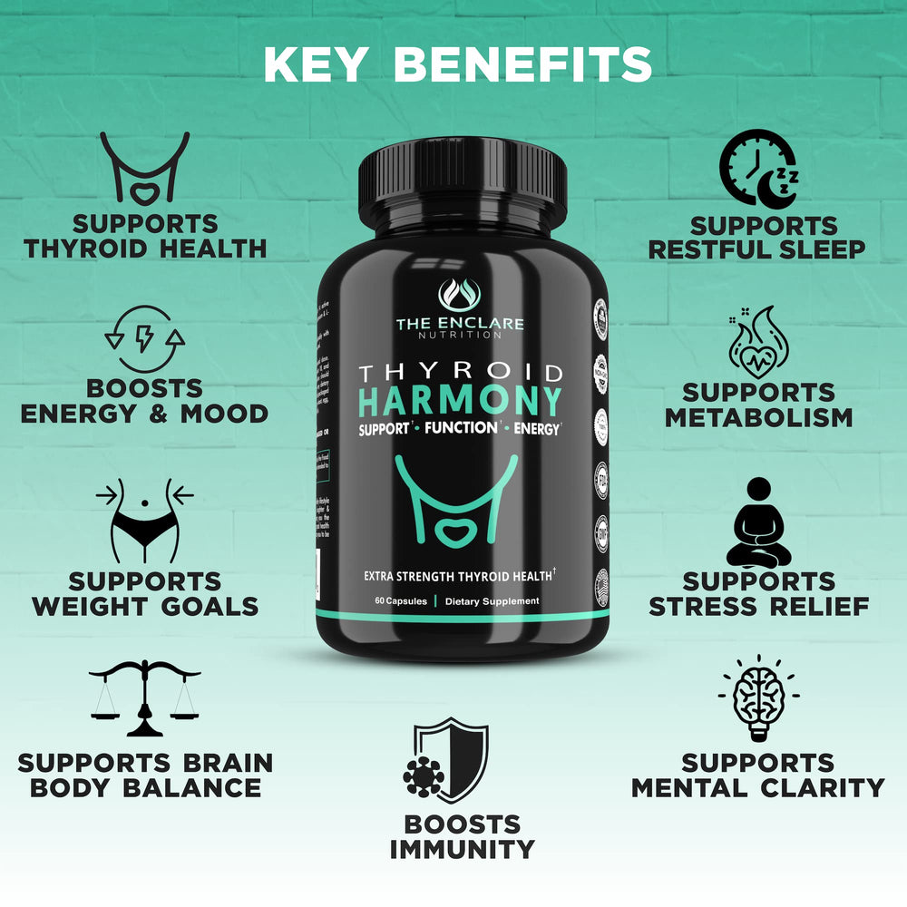 Adrenal and thyroid harmony concept visuals