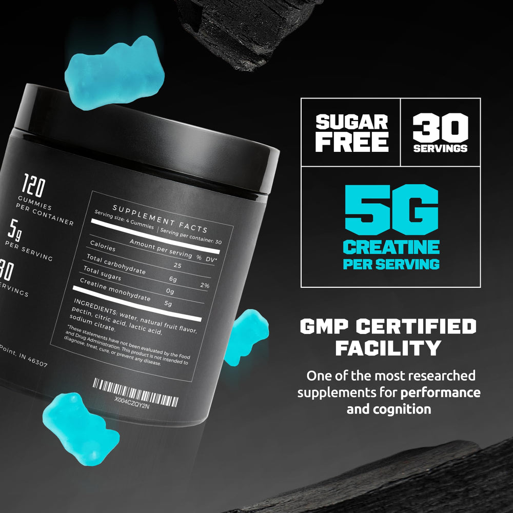 Ingredients list for Endeavor Creatine Monohydrate Gummies