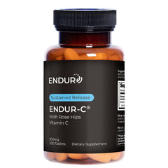 Endur-C Vitamin C bottle with Rose Hips – 500mg, 200 tablets