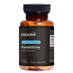 Endur Pantethine 300mg bottle with 90 tablets