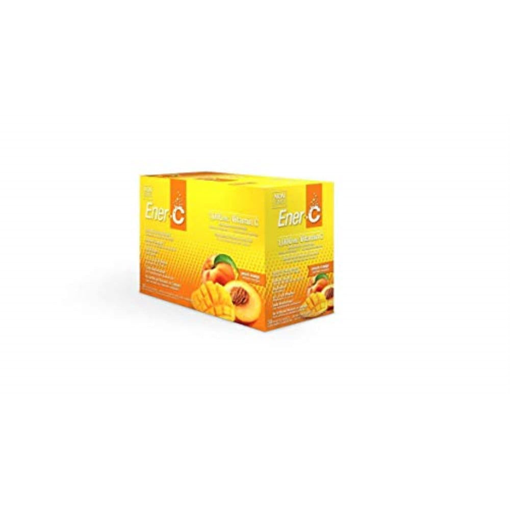 Ener-C Peach Mango 1000 mg Vitamin C effervescent drink mix packet – front view