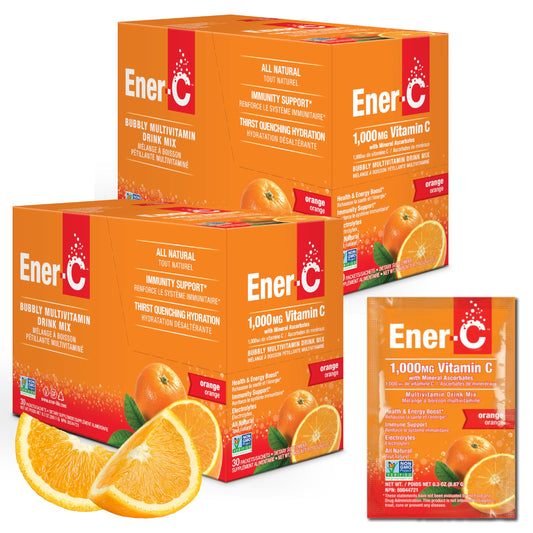 Ener-C Orange flavor 60-packets front view