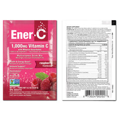 Ener-C Raspberry energy and immune support concept image