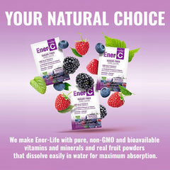 Berry flavor Ener-C label and ingredients