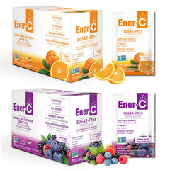 Ener-C Sugar Free Multivitamin Drink Mix Orange & Berry single-serving packet