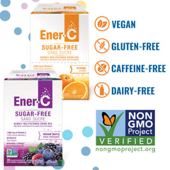 Hydration packets with Vitamin C and electrolytes, no sugar