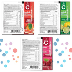 Portable Ener-C single-serve packets for travel