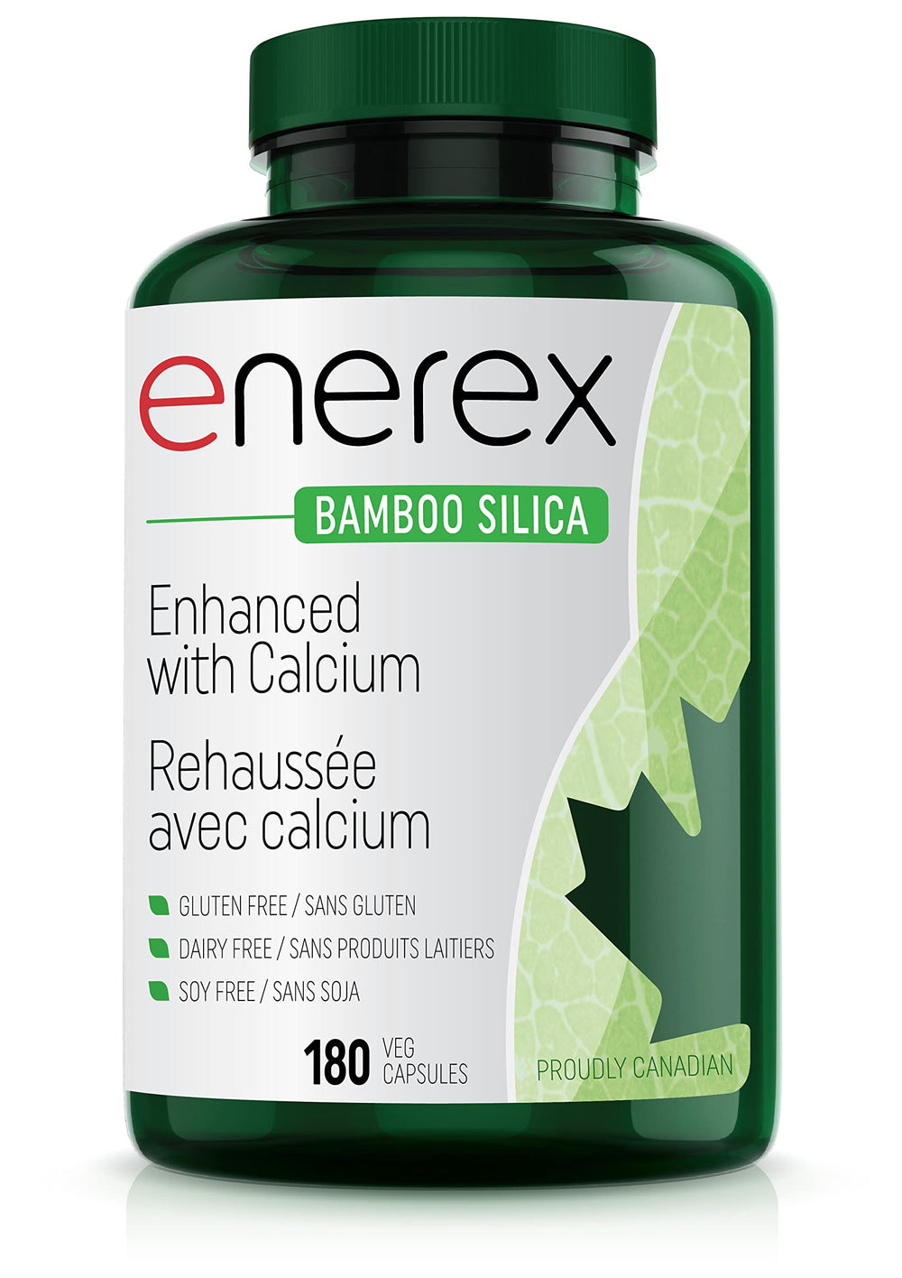 ENEREX Bamboo Silica 180 Veggie Caps bottle