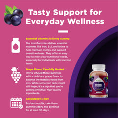 Energy boost B complex gummies