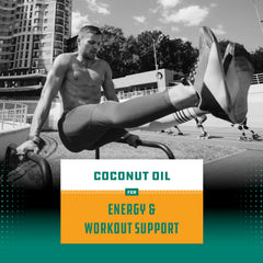 Energetic workout with MCT oil capsules